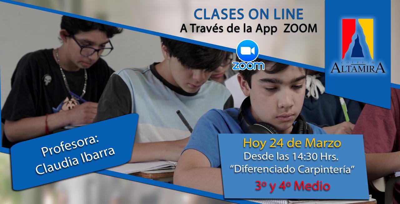 ¡EN EL ALTAMIRA COMENZAMOS  LAS  CLASES ON LINE 2020!